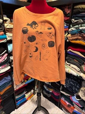 #645. 4/$32-Halloween sweater. 3x